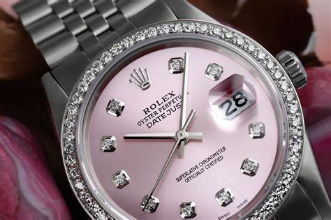 pink face rolex womens|Rolex datejust pink face.